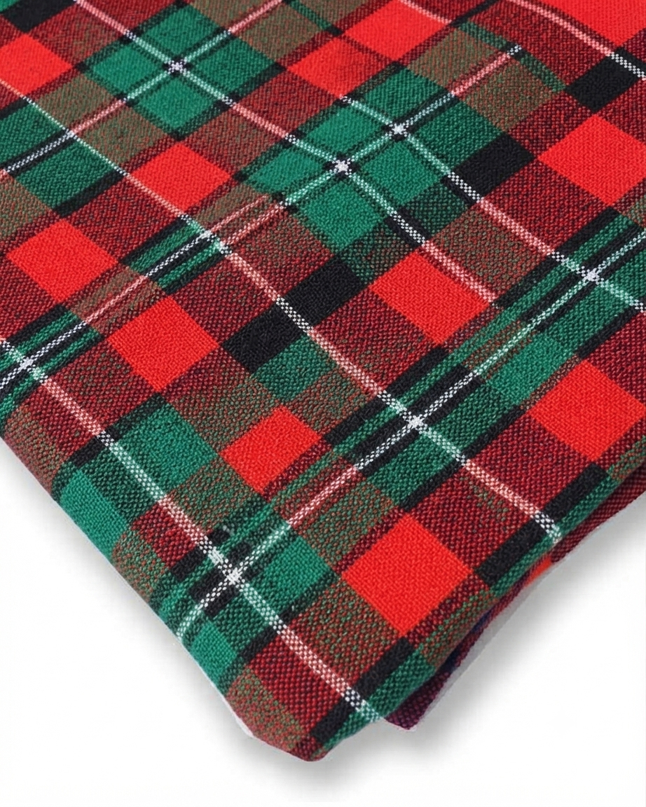 Red and Green Plaid Blanket/ Maasai blanket/wrap/ picnic/ /gift/men and women. - Image 2